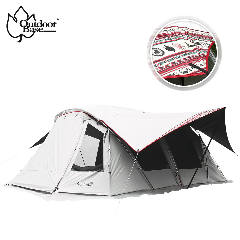 【OutdoorBase】彩繪天空4D帳篷專用  繽紛防水野營地墊-早點名露營生活館 歷史價格詳細信息