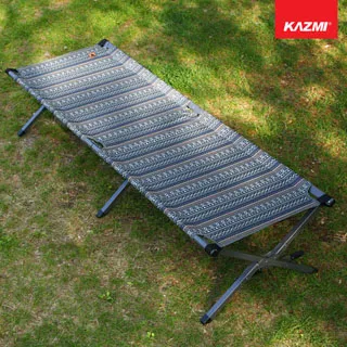 【KAZMI】 豪華版高承重行軍床(紅/藍灰) 露營床 戶外床 露營躺椅 露營 戶外家具 戶外 悠遊戶外 歷史價格詳細信息