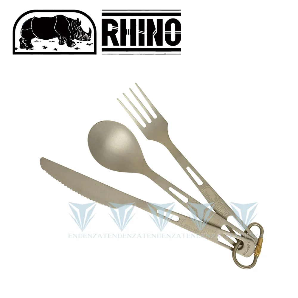 【RHINO 犀牛 鈦合金刀叉匙(3合1)組合】KT-23/登山/露營/ 個人隨身餐具 歷史價格詳細信息