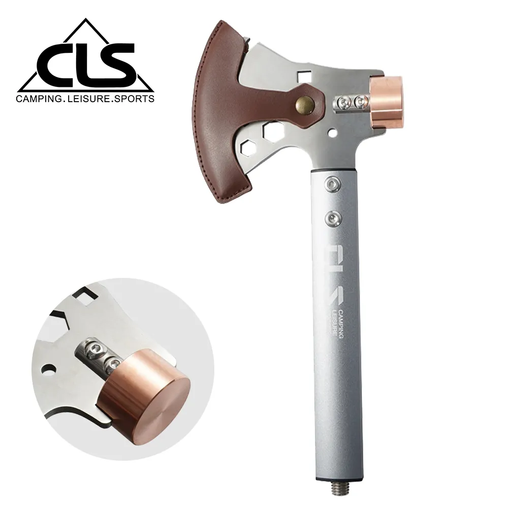 【韓國CLS】多功能紅銅營錘/拔釘器/開瓶器/六角起子/鋤頭/鎚/營釘(黑色) 歷史價格詳細信息