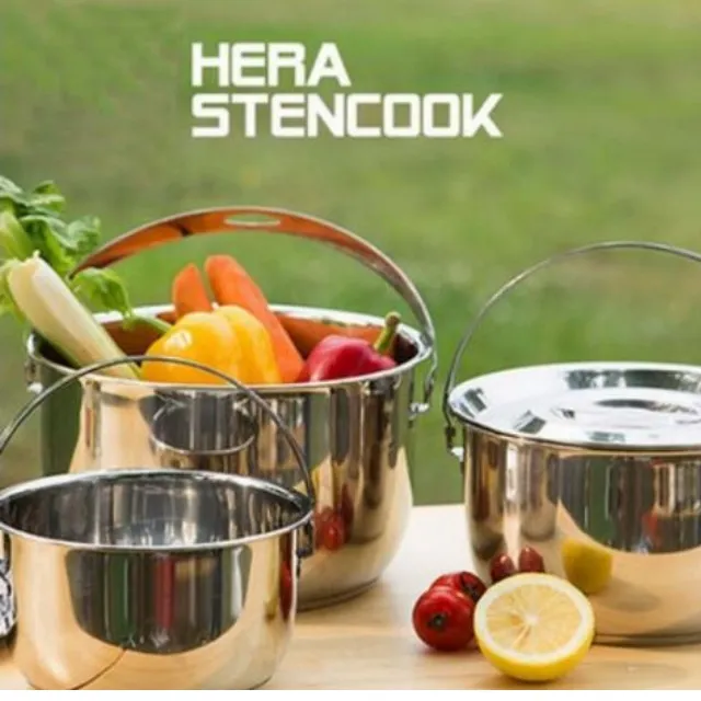 May Shop 戶外野營套鍋(三入+收納袋) 大中小三鍋【110042355】 歷史價格詳細信息