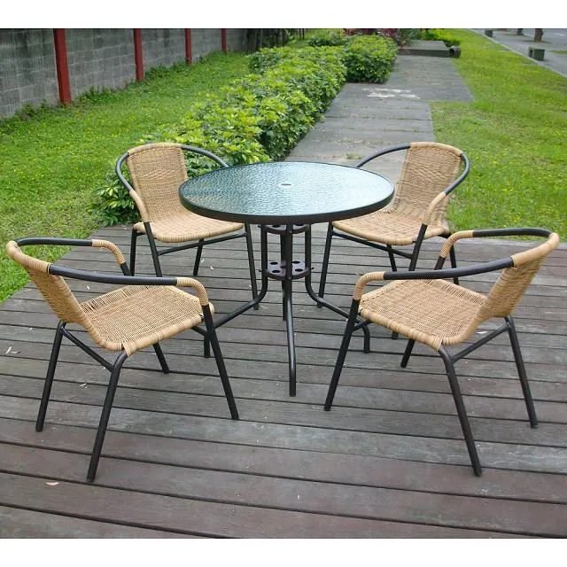 Brother兄弟牌《PE藤椅+60cm庭院桌》(黑管一桌二椅組) 歷史價格詳細信息