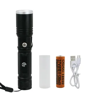 充電式超亮LED手電筒  HK-2221 #99888 (1個) 歷史價格詳細信息