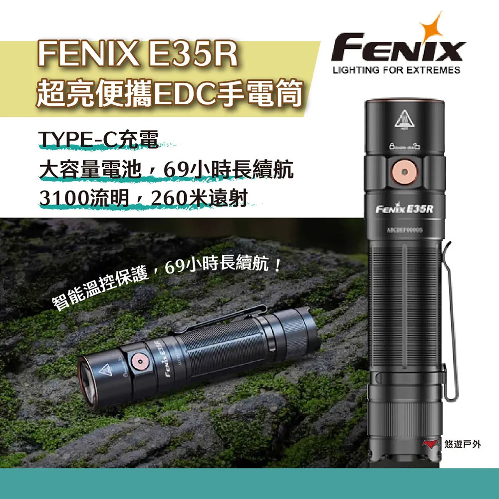 Fenix E35R 超亮便攜EDC手電筒 活動價 歷史價格詳細信息