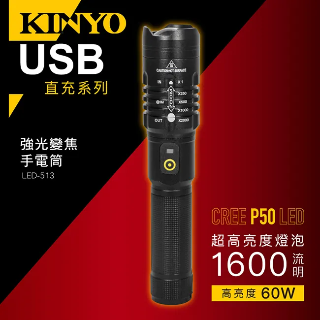 KINYO強光變焦手電筒LED513 價格比較,價格查詢,歷史價格詳細信息