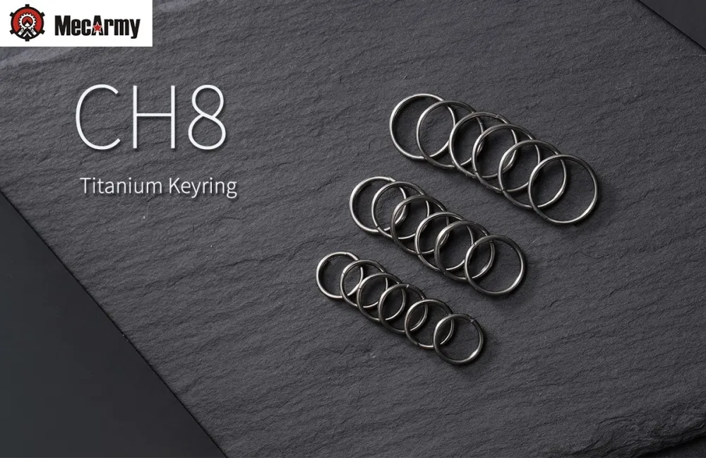 MecArmy CH12 EDC 鈦鑰匙圈(三種不同尺寸的套裝) 歷史價格詳細信息