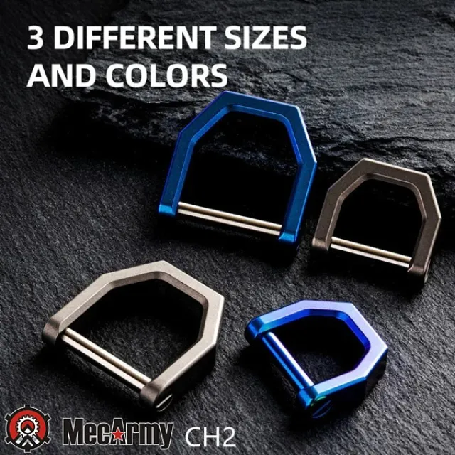 MecArmy CH12 EDC 鈦鑰匙圈(三種不同尺寸的套裝) 歷史價格詳細信息