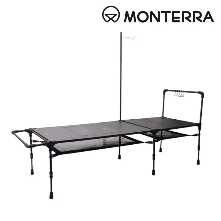 Monterra i-UM EX-Table 輕量型折疊桌 黑色｜韓國品牌 戶外 露營 摺疊桌 歷史價格詳細信息