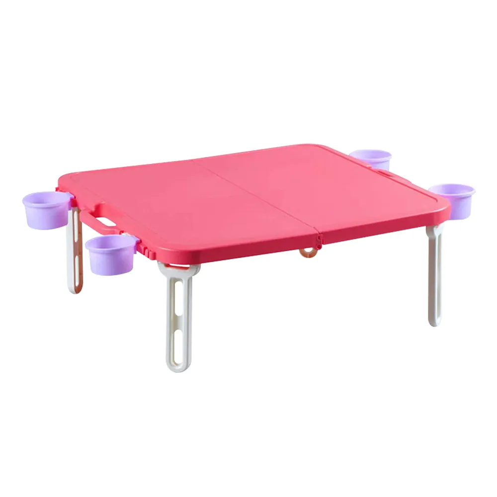 【日本Livewell】馬卡龍色系輕量便攜摺疊野餐桌(附杯架)(拿鐵) 歷史價格詳細信息