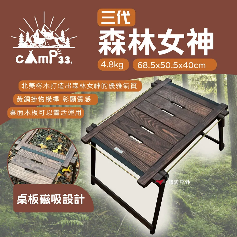 【cAmP33】森林女神1單位桌板  森林女神桌板 實木 1單位桌板 野炊 露營 悠遊戶外 歷史價格詳細信息