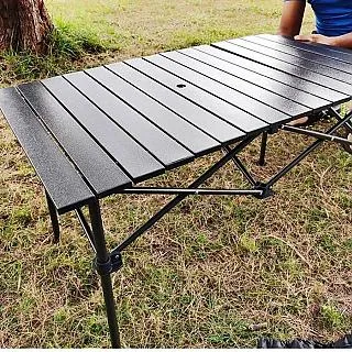 May Shop 黑色鋁合金蛋捲桌 含桌下網櫃【110081249】 歷史價格詳細信息