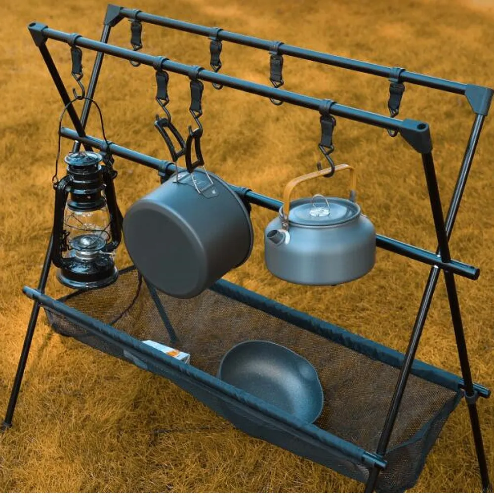 May shop【111032223】木板折疊收納箱露營裝備收納箱56L露營可折疊箱桌 歷史價格詳細信息