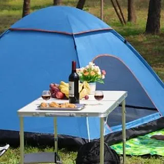 May Shop 輕便好攜帶 有飲料座露營椅子【109122977】 歷史價格詳細信息