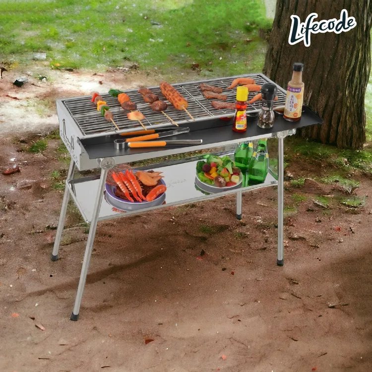 LIFECODE 304不鏽鋼升降烤肉網/烤網 戰斧-戰艦烤肉架-通用型(1大1小) 歷史價格詳細信息
