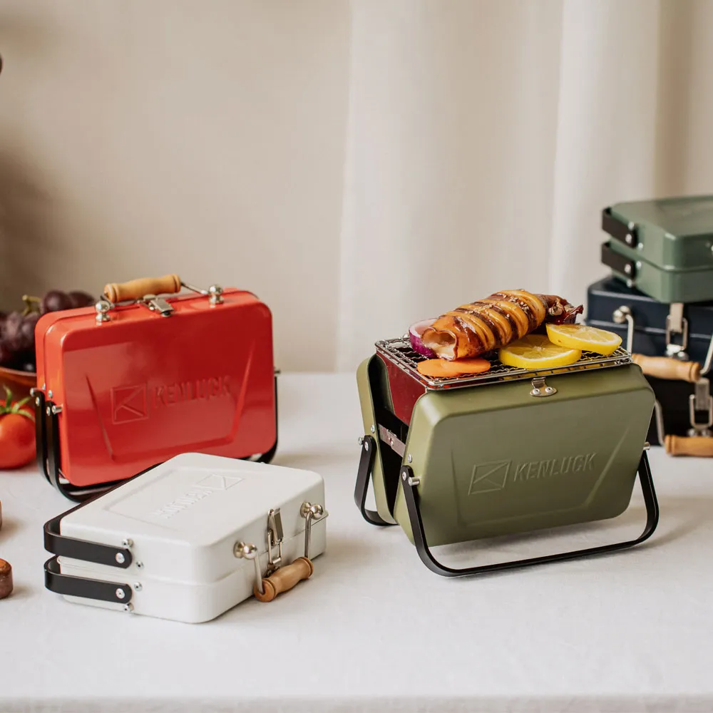 【KENLUCK】2022【限定款】KENLUCK 攜帶型烤肉架 錘紋藍 歷史價格詳細信息