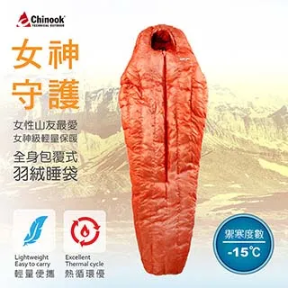 【Chinook】女神系列露營登山睡袋-楓葉紅｜品牌旗艦館｜20802S 歷史價格詳細信息