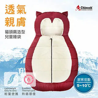 【Chinook】貓頭鷹兒童睡袋-桃紅色｜品牌旗艦館｜M/L 歷史價格詳細信息