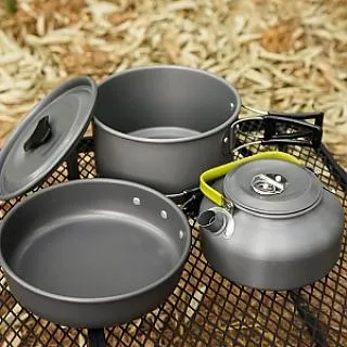 【May Shop】戶外野營套裝炊具 露營燒烤廚具十件套 歷史價格詳細信息