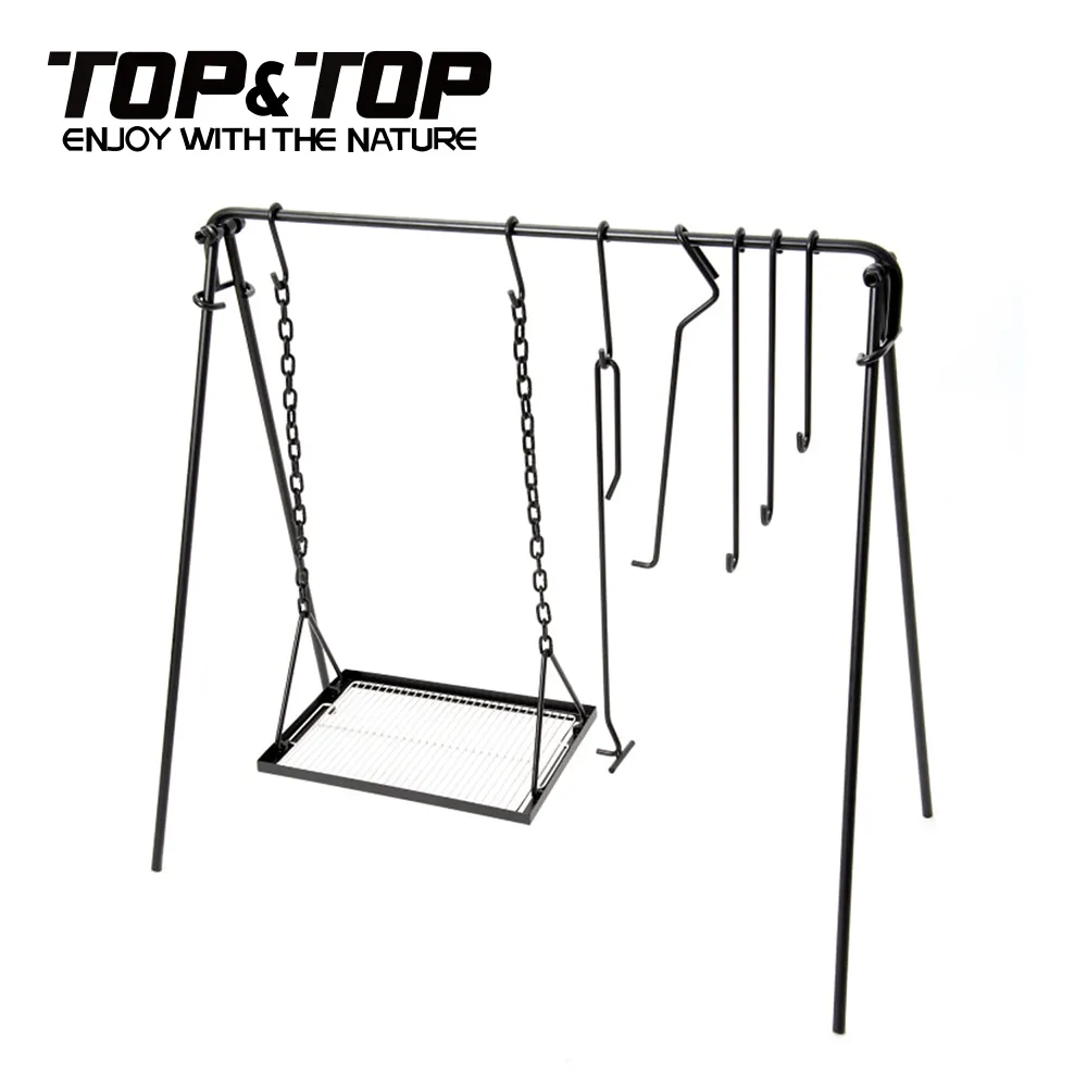 【韓國TOP&TOP】鐵製燒烤吊掛架｜烤肉架 帳篷架 延伸架 掛架(台灣24h出貨) 歷史價格詳細信息