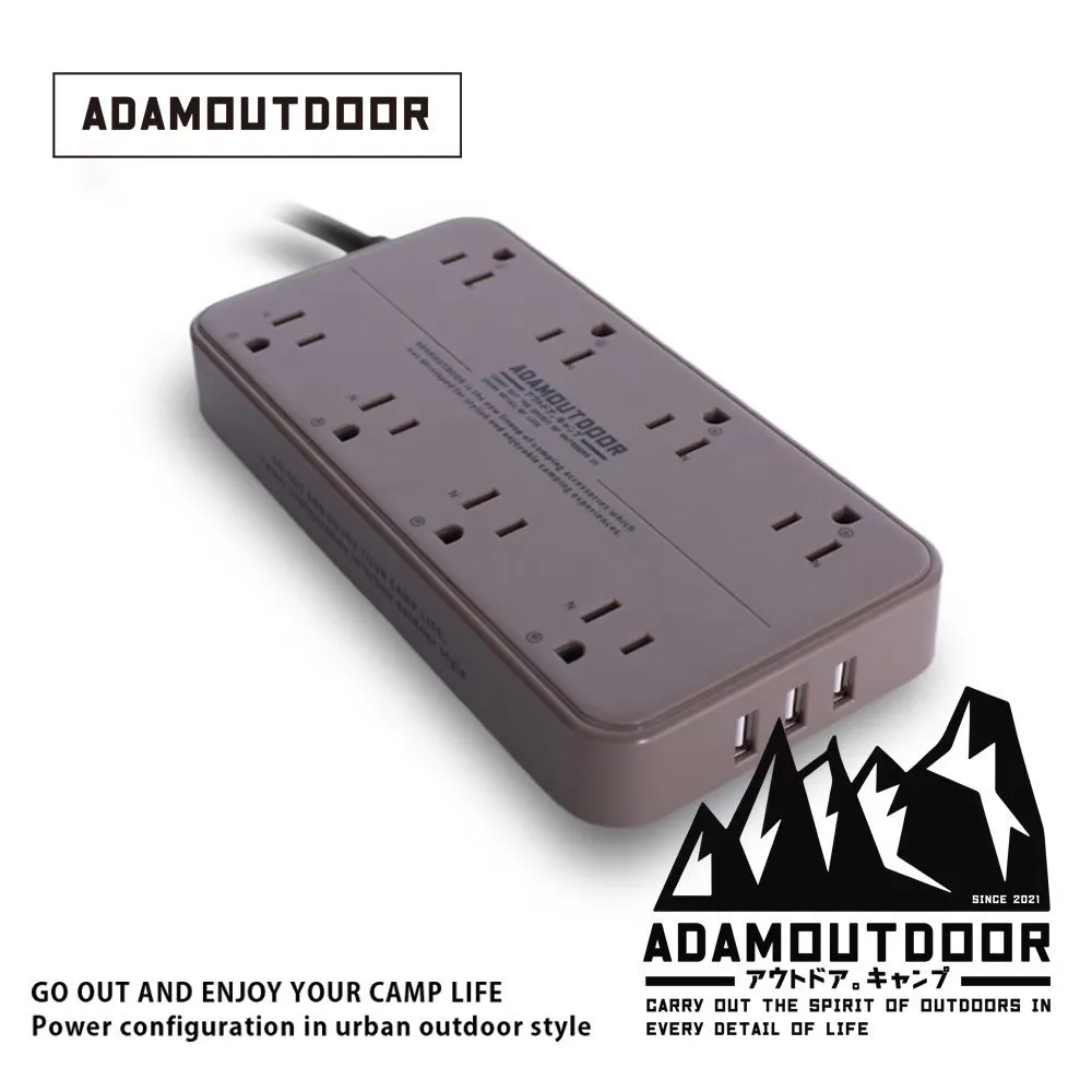 ADAMOUTDOOR 4座USB延長線1.8M(ADPW-PS3413UBK)黑 歷史價格詳細信息