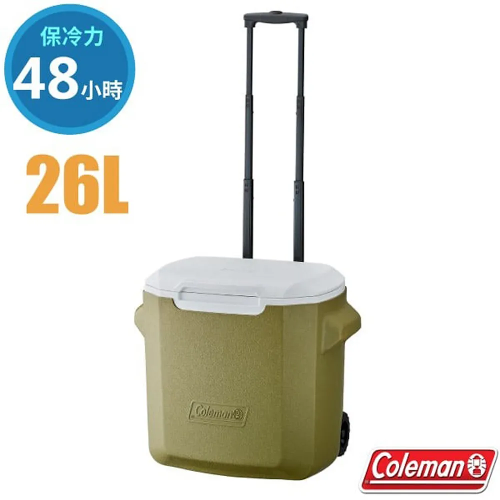 【Coleman】26.5L拖輪冰箱(露營冰箱 戶外冰桶 保冰桶) 歷史價格詳細信息