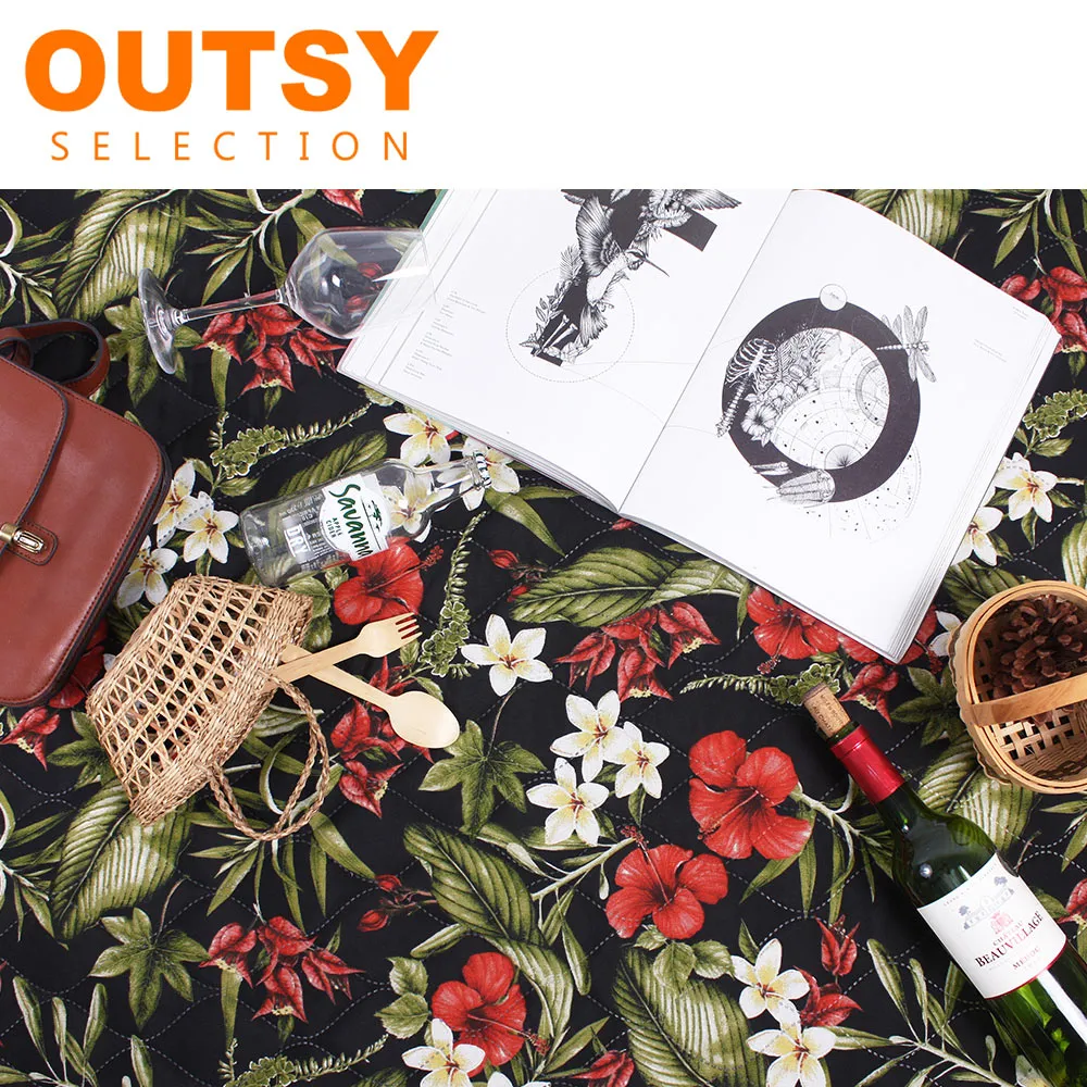 OUTSY 特厚鋪棉野餐墊/帳篷地墊-佩斯利香坡 歷史價格詳細信息