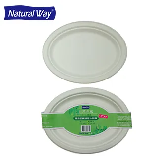 自然風環保植纖橢圓小紙盤-10入 歷史價格詳細信息