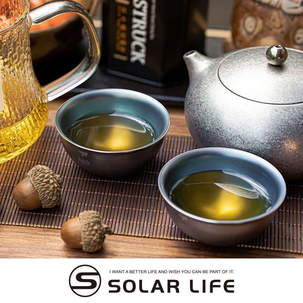 Keith 鎧斯鈦雙層功夫茶杯 50ml / Ti3926.防燙小茶杯 純鈦品茗杯 主人杯玉蘭杯 雙層功夫杯 喝茶啜飲杯 歷史價格詳細信息