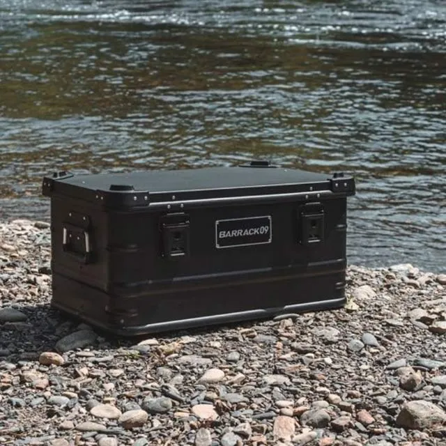 Barrack 09 鋁製收納箱/露營鋁箱47L.戶外收納箱 戶外置物箱 露營裝備箱 露營厚鋁箱 風格鋁箱 歷史價格詳細信息