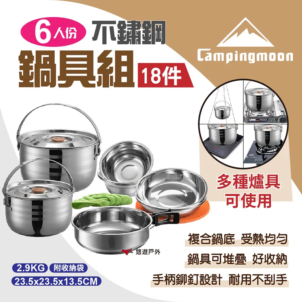 【柯曼】6人不鏽鋼鍋具組(18件組) MC-210 價格比較,價格查詢,歷史價格詳細信息