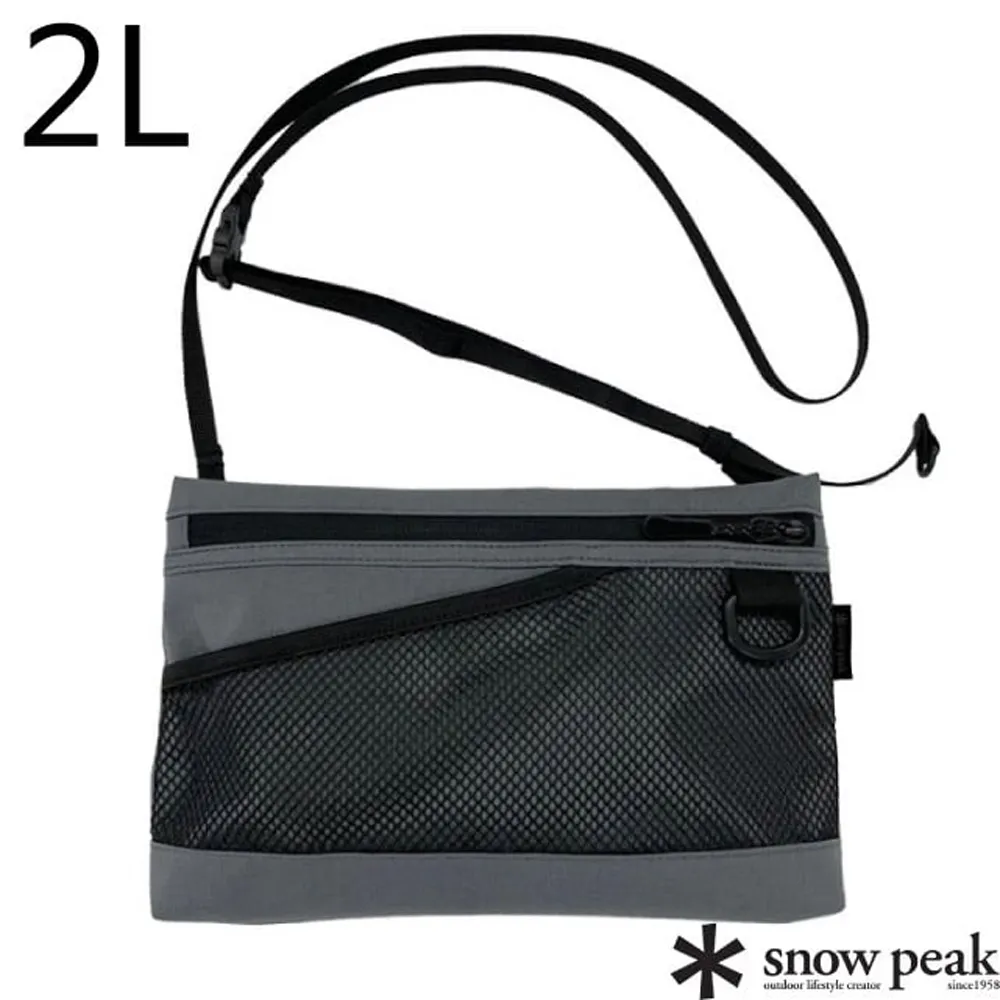 Snow Peak Everyday Use Sacoche 男女黑色日用隨身包 日系潮流高端戶外機能露營品牌百搭基本款 歷史價格詳細信息