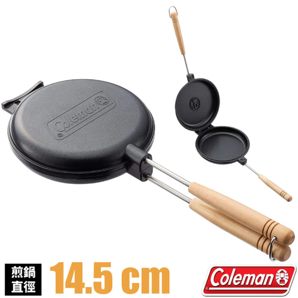 Coleman 雙平底鍋 CM-38934 雙面不沾鍋 露營煎鍋 戶外平底鍋 三明治烤盤 可拆式手柄 歷史價格詳細信息