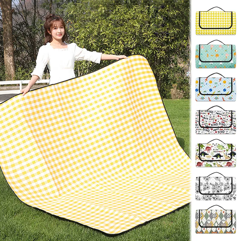 野餐墊超聲波野餐墊防潮墊加厚可機洗便攜戶外地墊露營野炊帳篷郊游坐墊防潮墊 歷史價格詳細信息