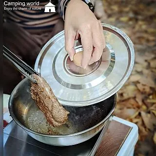 【May shop】戶外野營杯4件套304不銹鋼杯露營套杯 歷史價格詳細信息