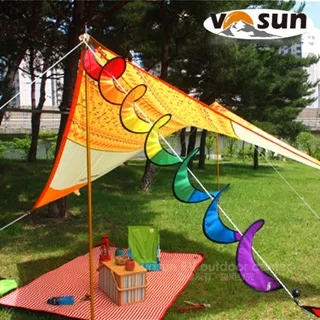 【VOSUN】露營七彩旋轉風條(加大版.直徑31cm).動感野營風車.風條.風筒.野營掛飾_VC-108 歷史價格詳細信息