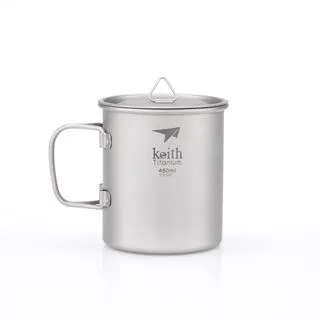Keith 鎧斯 純鈦環保折疊水杯附杯蓋 450ml 鈦杯/登山露營 52KEITI3204 歷史價格詳細信息