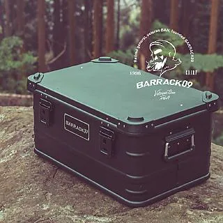 Barrack 09 47L鋁箱 鋁製收納箱 加硬厚鋁箱 鋁箱 風格鋁箱-闇黑 歷史價格詳細信息