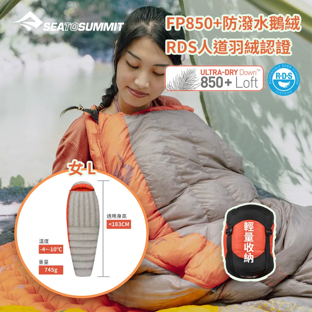 [Sea to Summit] FM3極輕暖鵝絨睡袋 (女) R (-4~-10℃,665g,右開) 登山輕量羽絨睡袋 歷史價格詳細信息
