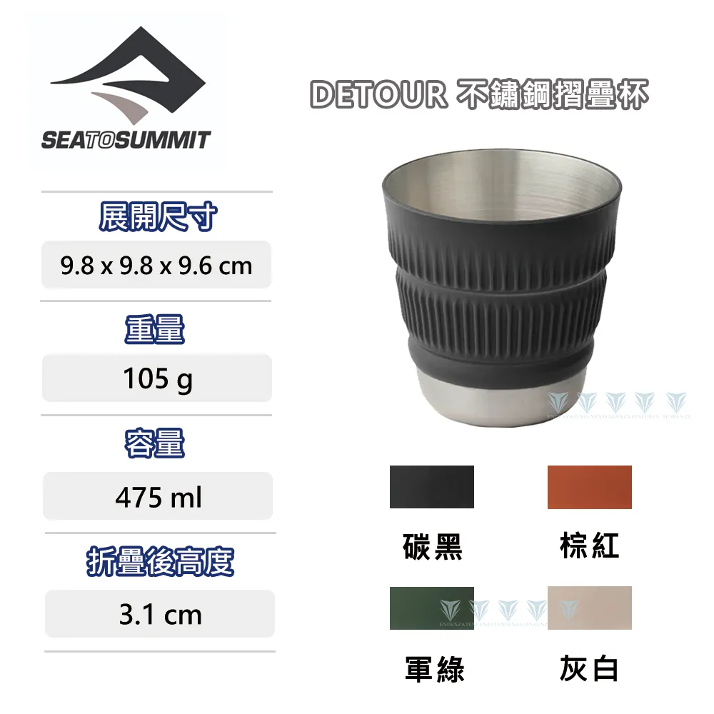 Sea to summit Detour不鏽鋼折疊煮鍋 1.8L-碳黑 歷史價格詳細信息