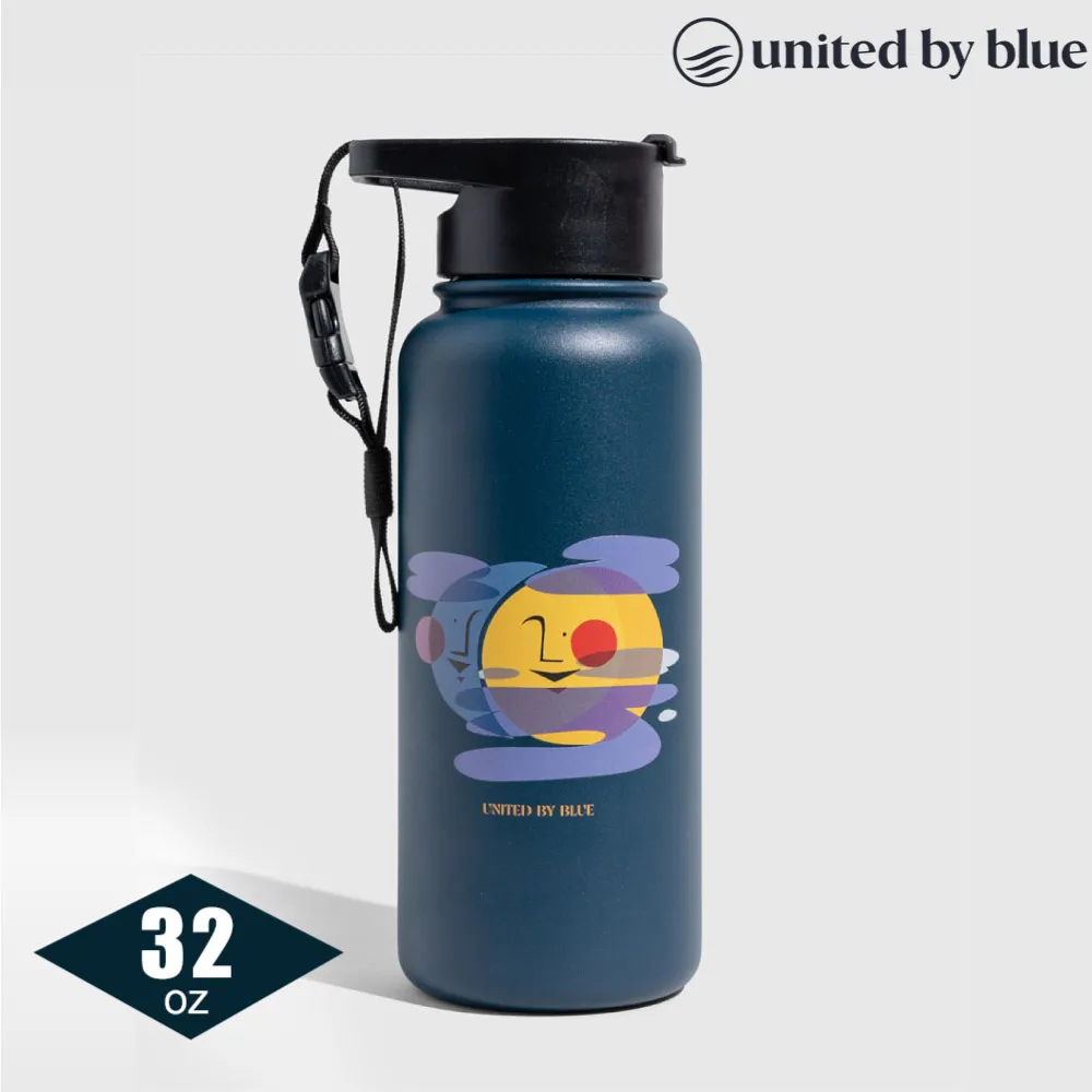 United by Blue 707-277 不鏽鋼保溫瓶 (32oz｜945ml) 250-波浪(藍) 歷史價格詳細信息