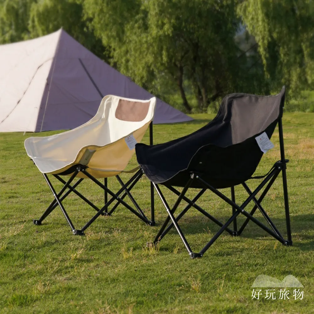 牛津布摺疊月亮椅  (卡其、綠)  耐用/高強度/輕量好收納/露營烤肉釣魚 54CTB70988【黎陽】 歷史價格詳細信息