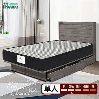 【IHouse】瑪莉 淺胡桃色床台 單大3.5尺 歷史價格詳細信息