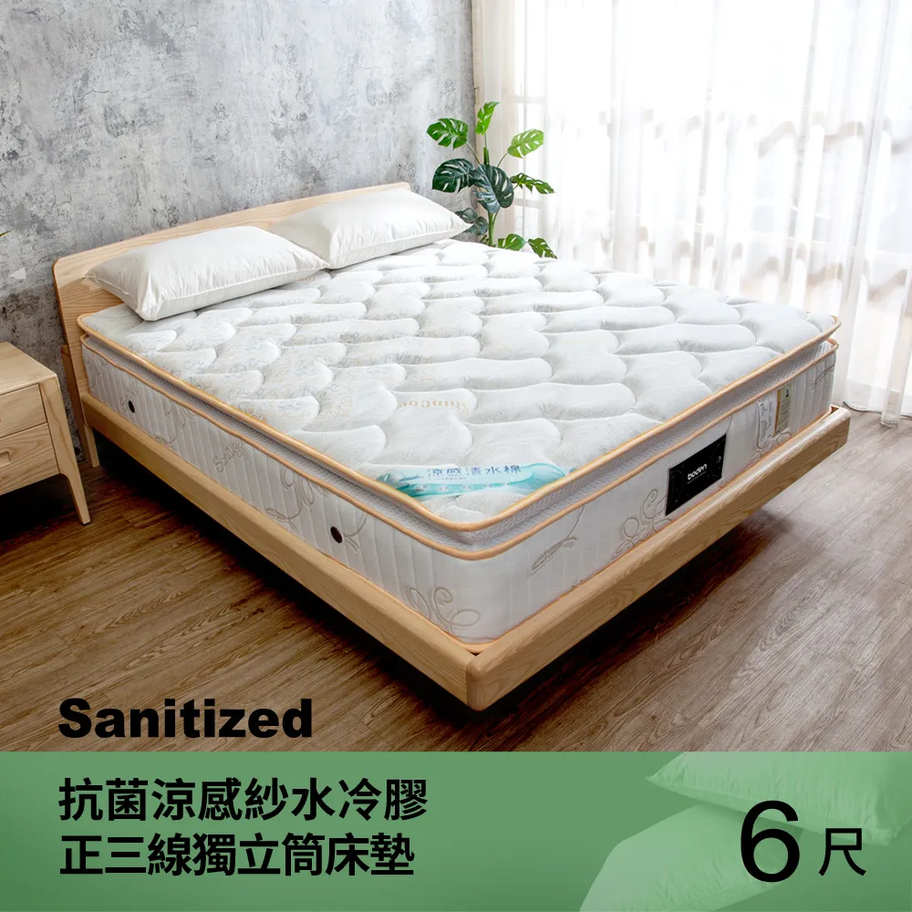 Birdie-卡羅克 瑞士Sanitized兩用涼蓆護背型3.0硬式連結式彈簧床墊-3.5尺加大單人 歷史價格詳細信息