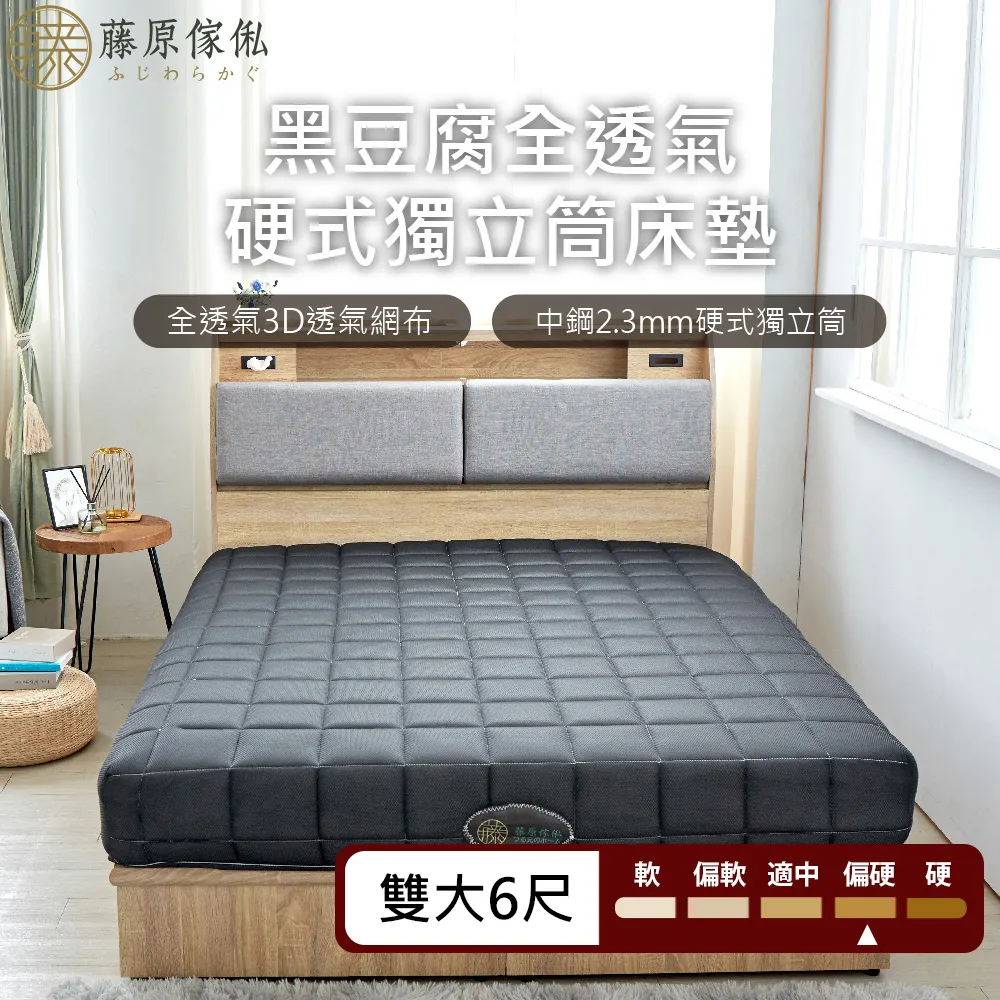 【藤原傢俬】雙人加大6尺冬夏兩用護背防螨抗菌10 cm彈簧床墊-硬 歷史價格詳細信息