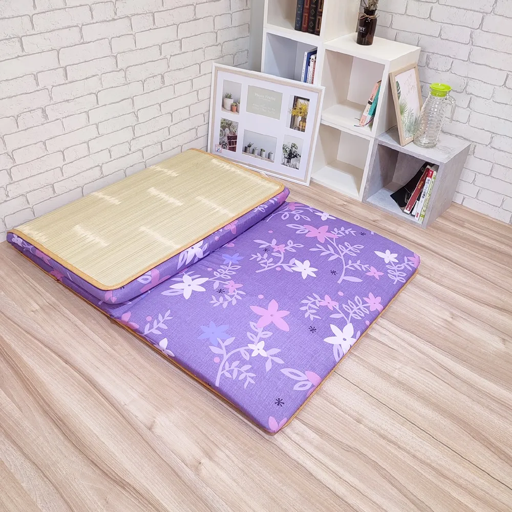 台灣製 冬夏兩用平價輕便床墊 單人3x6尺 (90×180cm)(表布隨機出貨)[免運][大買家] 歷史價格詳細信息