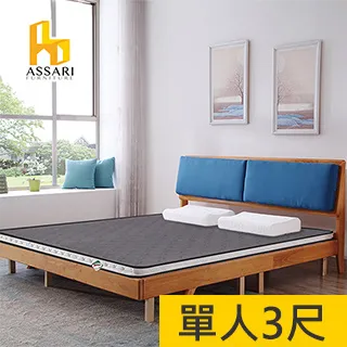 ASSARI-3M防潑水3D透氣雙面可睡12cm日式床墊-單人3尺 歷史價格詳細信息