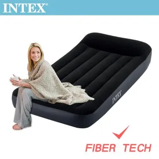 INTEX 舒適單人加大(FIBER TECH)內建幫浦充氣床-寬99cm(64145ED) 歷史價格詳細信息