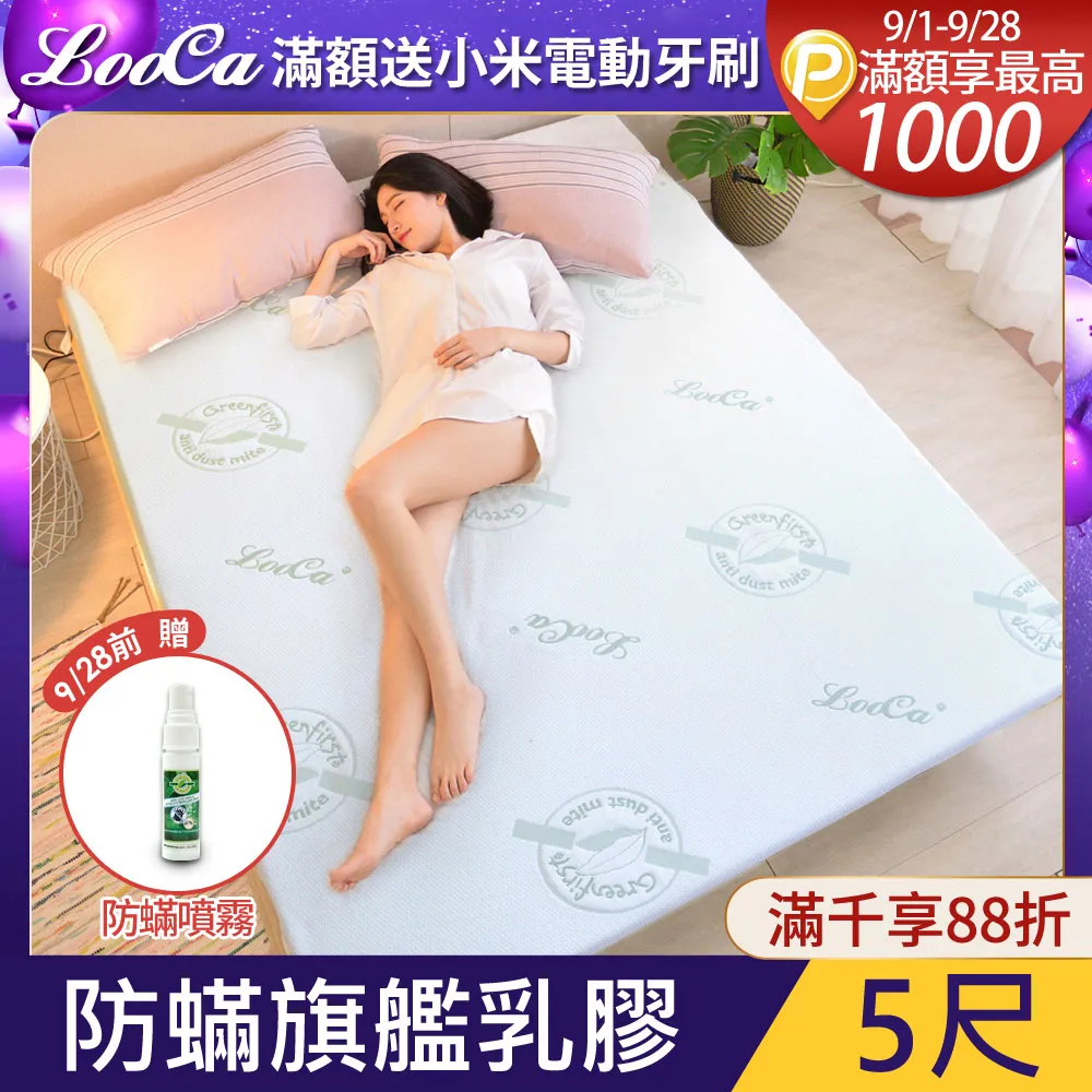 LooCa法國防蟎防蚊彈力11cm記憶床墊-雙人5尺 歷史價格詳細信息