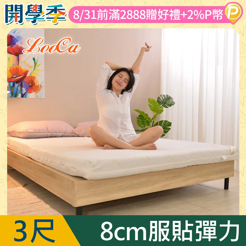 LooCa御品天絲舒眠3cm全記憶床墊(單人) 歷史價格詳細信息
