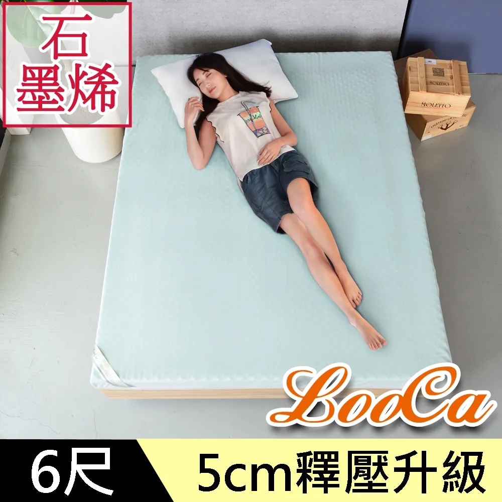 【LooCa】石墨烯EX防蹣5cm記憶床墊(單大3.5尺) 歷史價格詳細信息